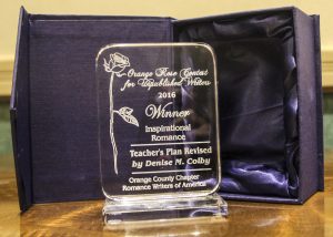 OCCRWA Orange Rose Contest for Unpublished Writers' award