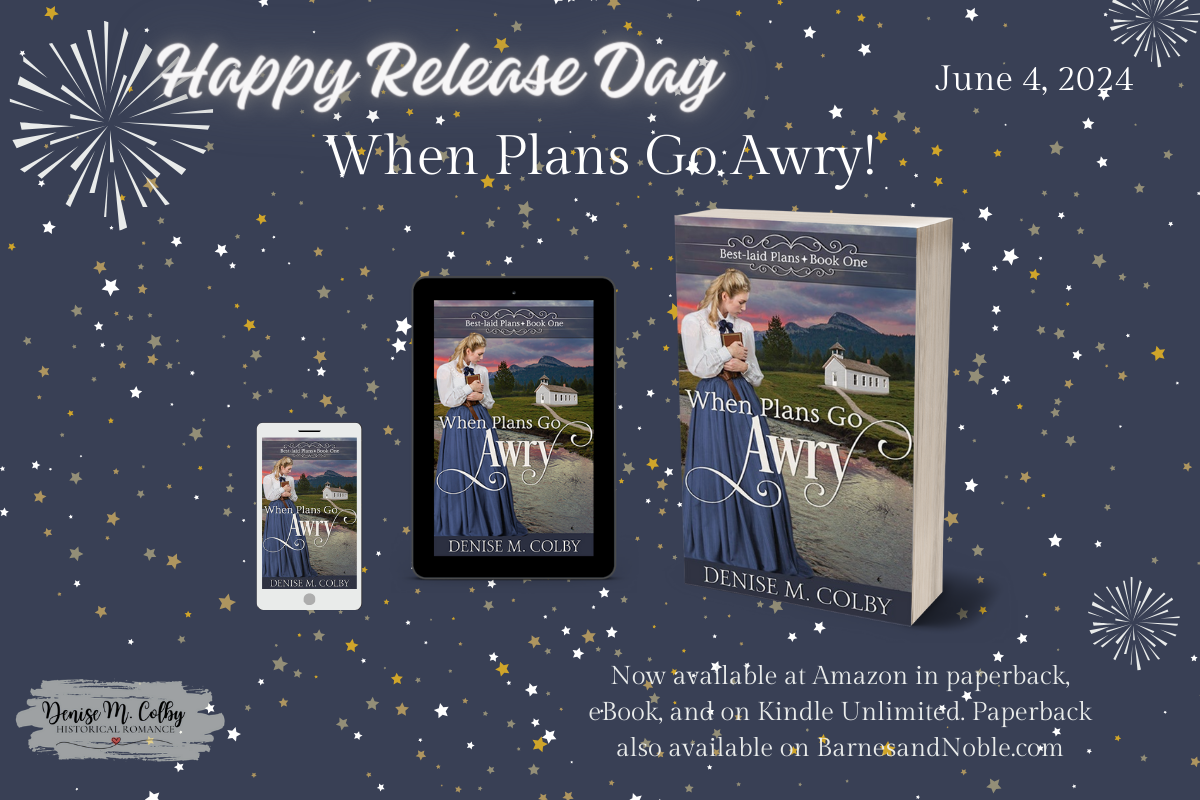 Happy Release Day for When Plans Go Awry blog banner